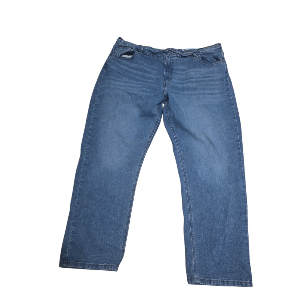 George Relaxed Fit Jeans Mens 44x30 Medium Wash Blue Straight Leg GE04100130102